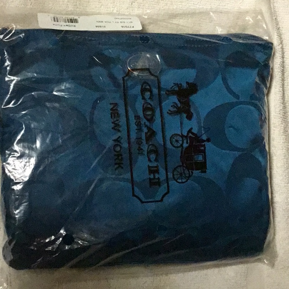 Coach large nylon packable weekender